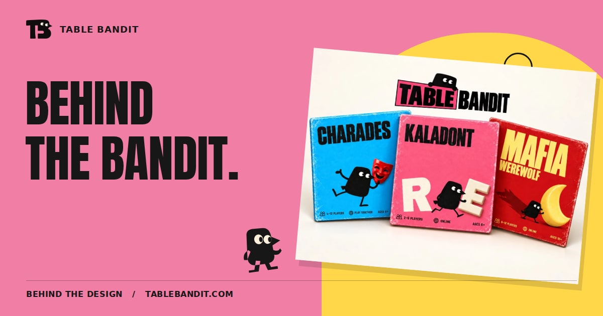 Table Bandit by Viktor Davkov: Behind the Design: Table Bandit illustrated guide