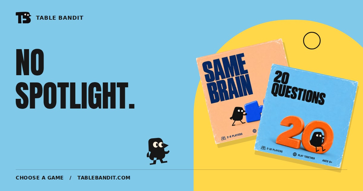 Party Games for Shy People Who Prefer a Quieter Start: Table Bandit illustrated guide