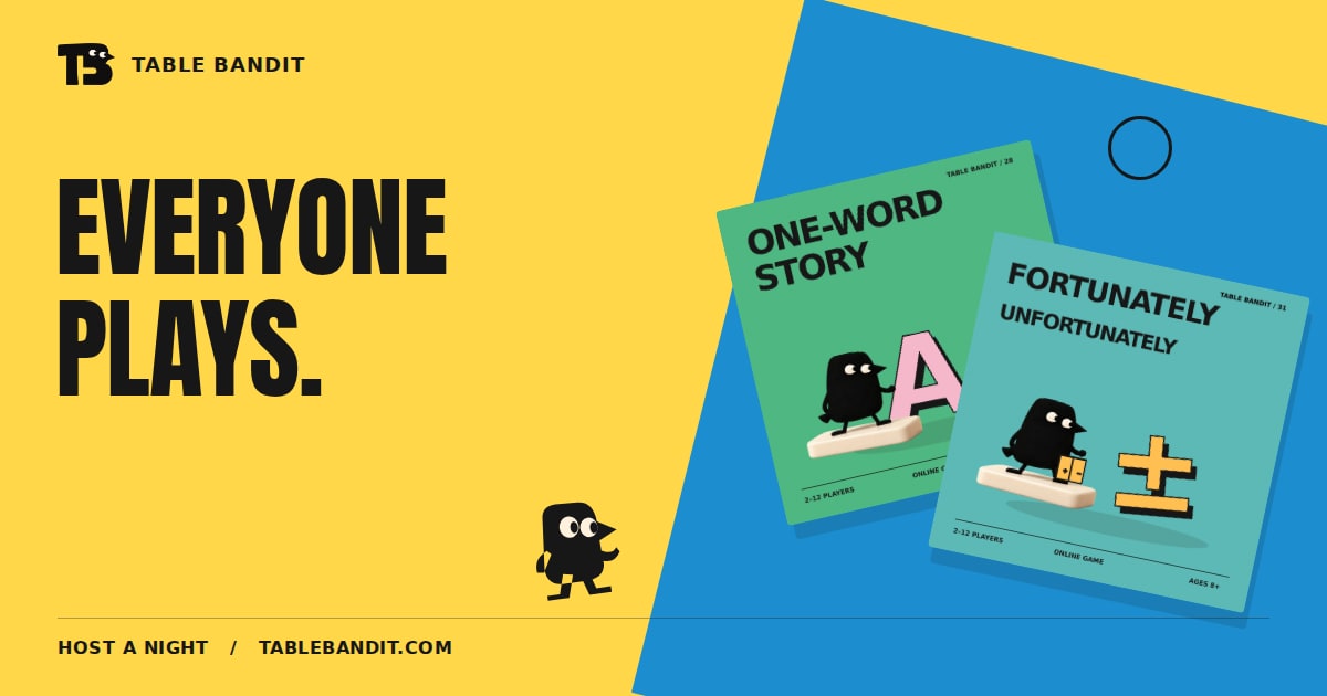 Party Games Without Keeping Score: Play for the Story: Table Bandit illustrated guide